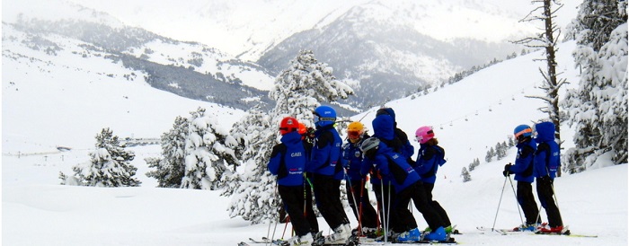 Ir a esquiar con niños a Bequeira Beret