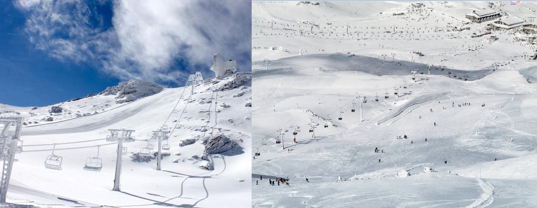 Nevadas en Sierra Nevada