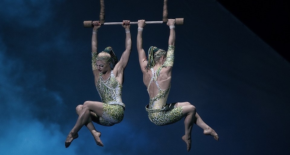 Acrobacias en Cirque du Soleil