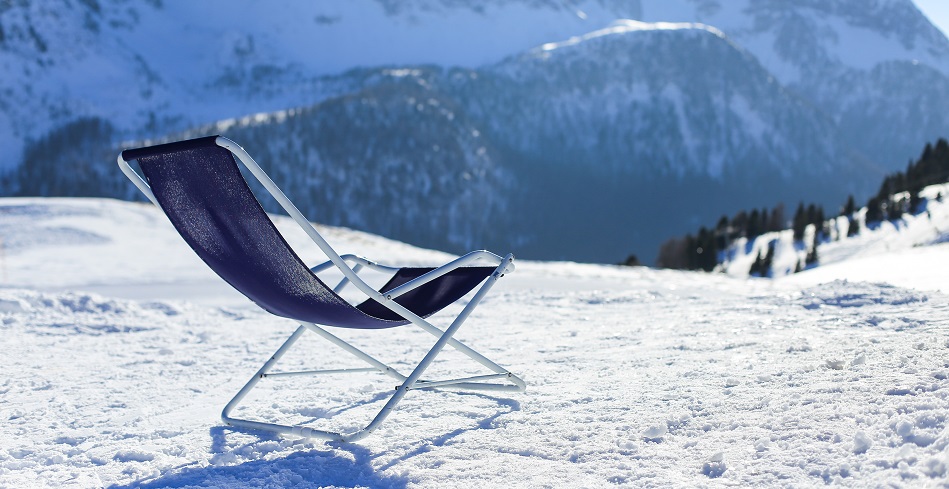 Silla para esquiar en verano