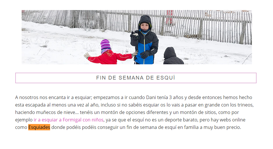 blog madres esquiades