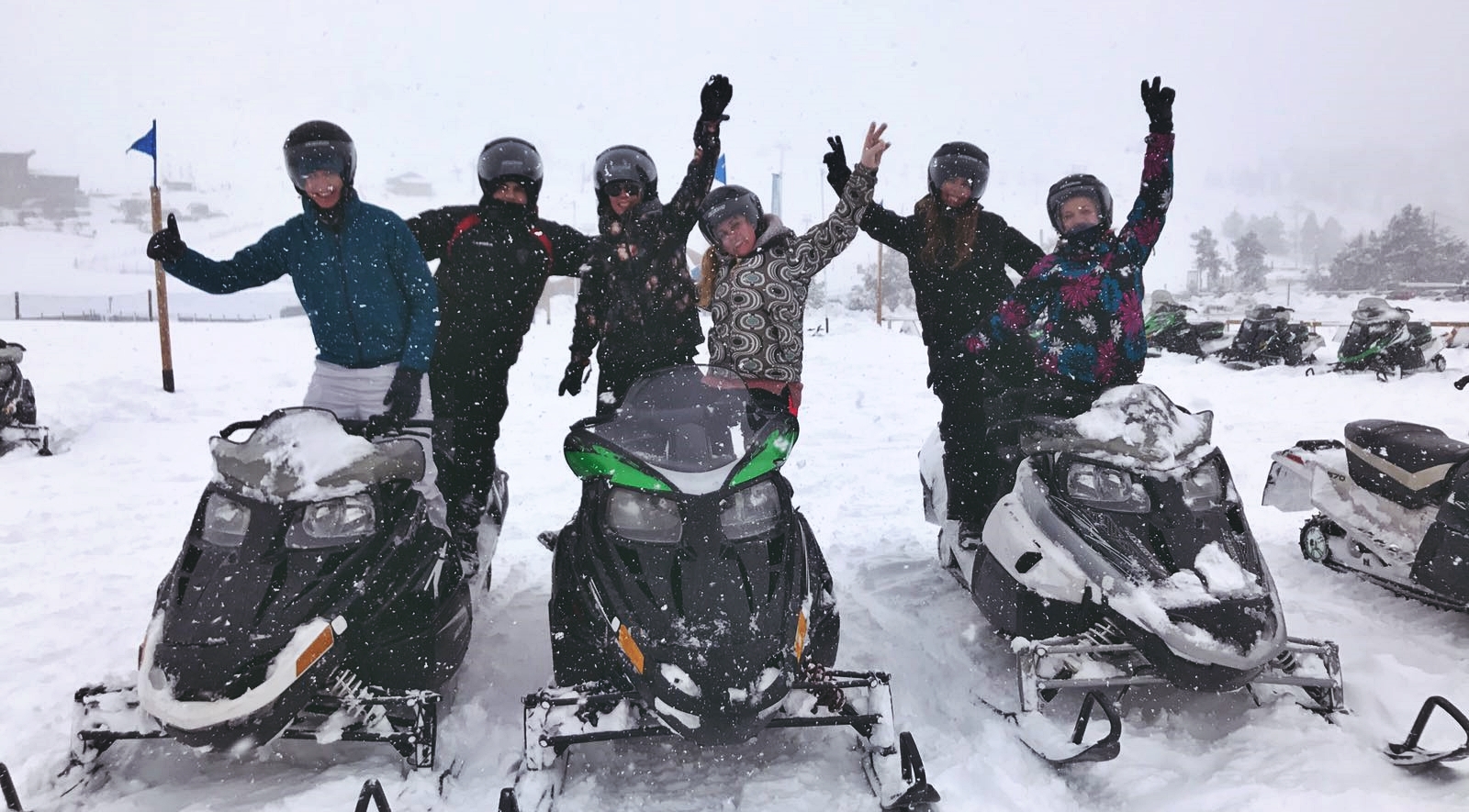 motos de nieve