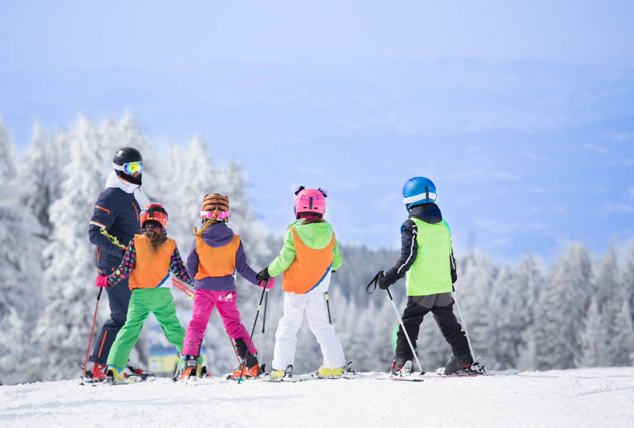 clases-de-esquí-niños