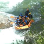 Barca de Rafting en aguas bravas Noguera Pallaresa