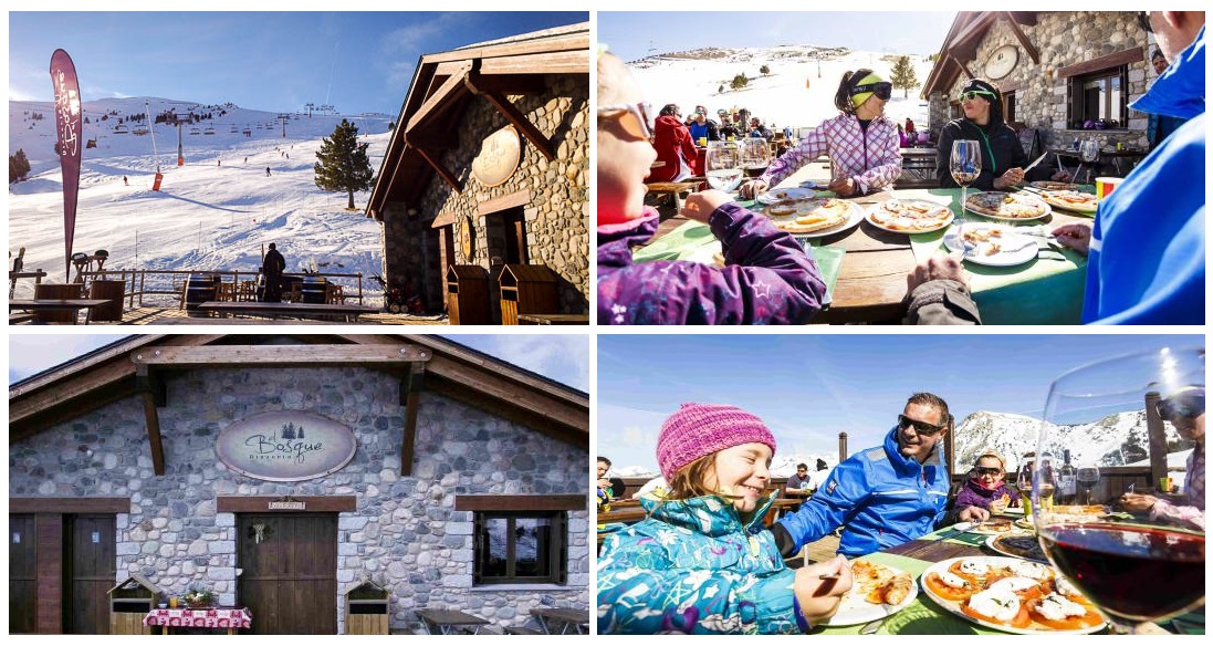 Pizzería El Bosque, restaurante a pie de pista en Cerler