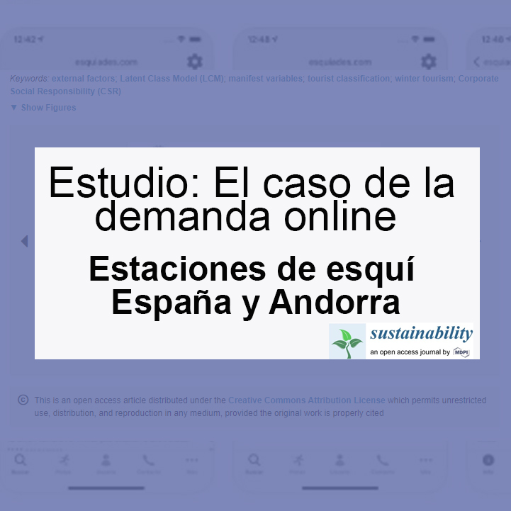 Estudio el caso de la demanda online en las estaciones de esquí