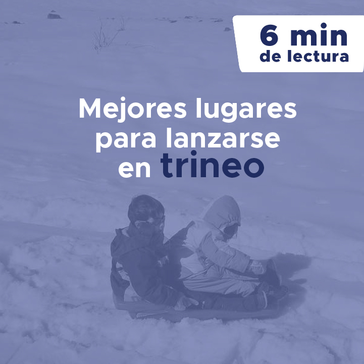 Mejores lugares para lanzarse en trineo con niños