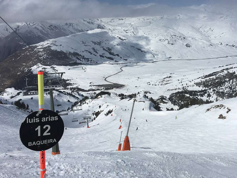 Pista Luis Arias en Baqueira Beret