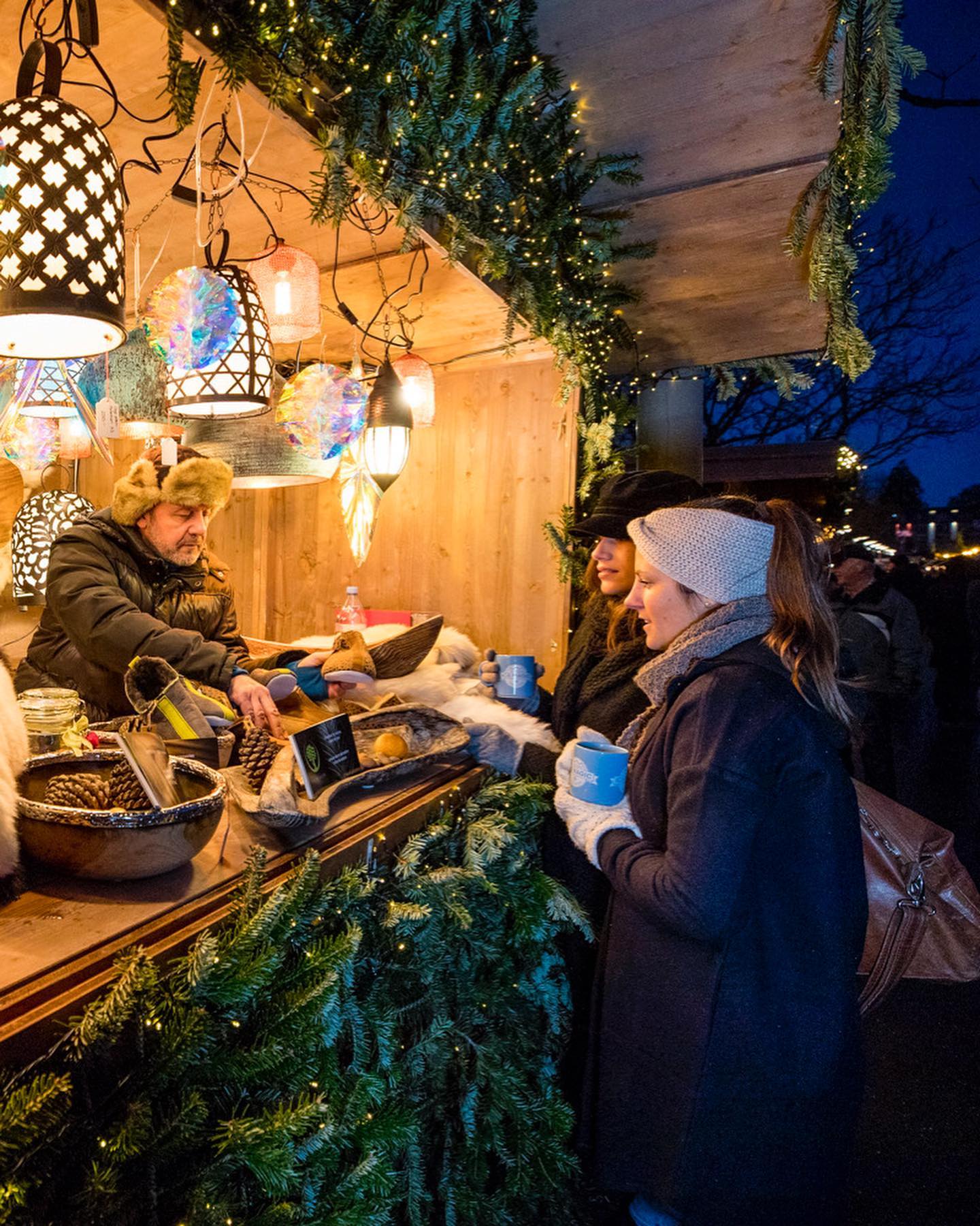 Mercadillo navideño de Interlaken en Suiza