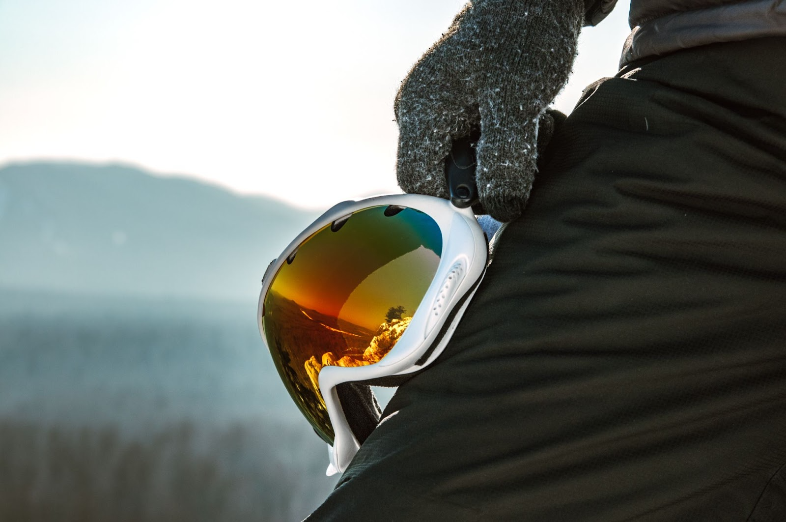 RAVS Gafas De Esquí Gafas De Snowboard Blanco 70% Contraste Reforzado Para Mejor Visión Compatibles Con Casco