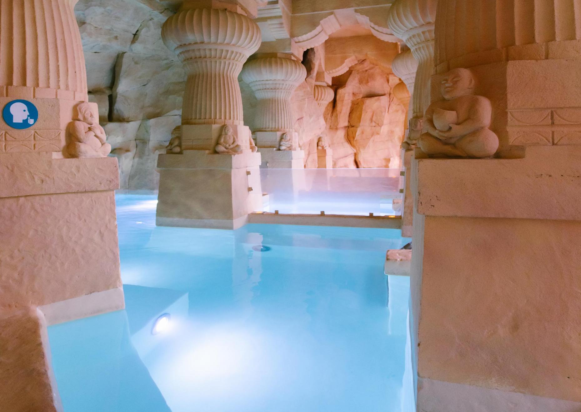 Es como si entraras en unas termas romanas