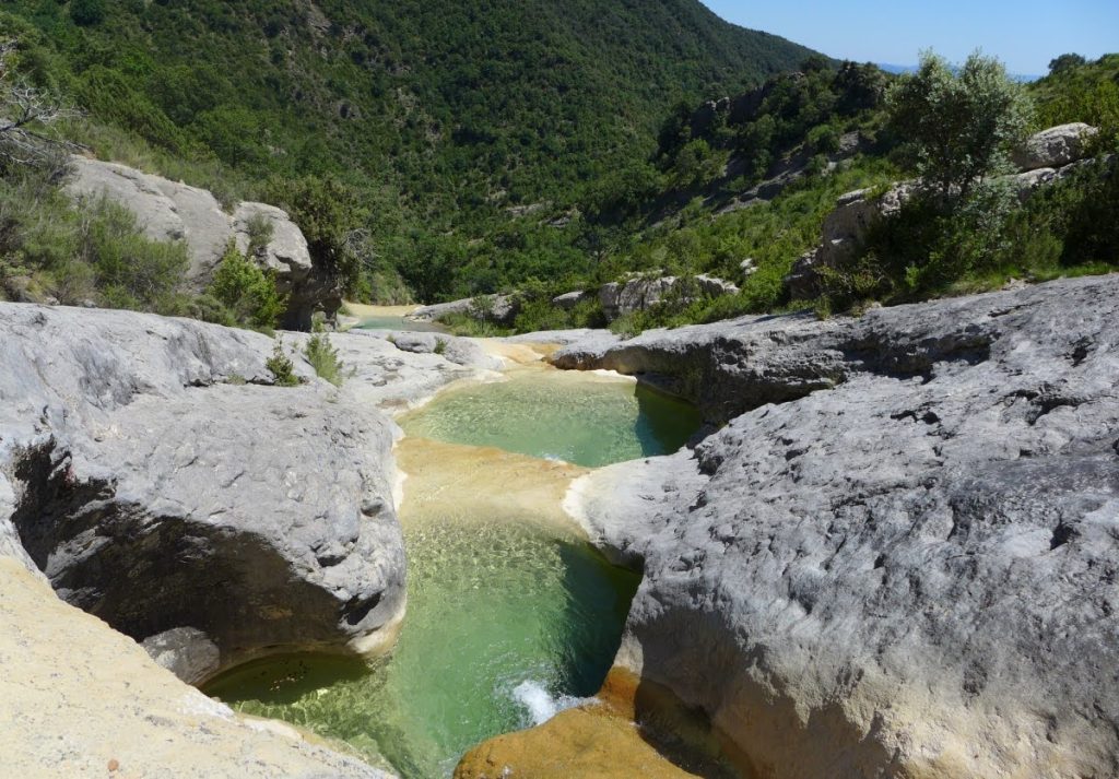 Pozas naturales del Barranco de Ascaso, Huesca, Pirineo aragonés
