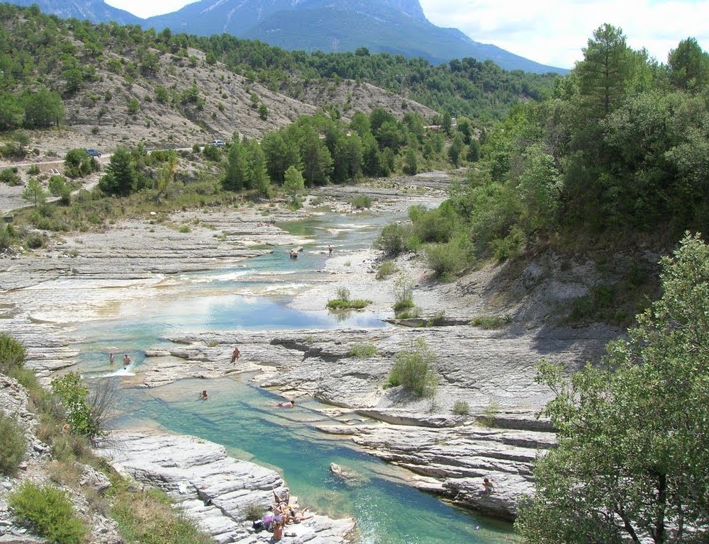 Piscinas naturales del río Bellós, Huesca, Pirineo aragonés
