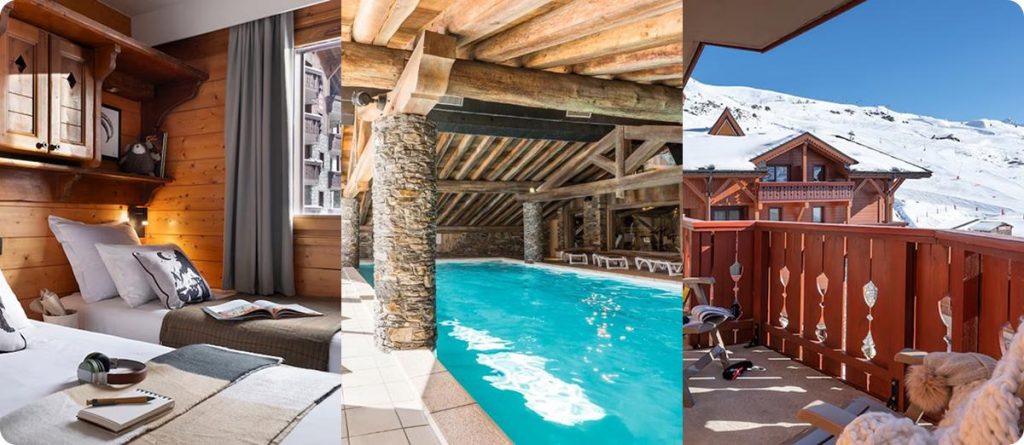 Chalets de madera y piedra de Les Alpages de Reberty en Reberty 200
